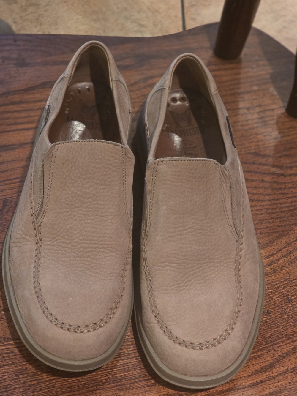 Mephisto Slip-On Men’s Loafers in Taupe Sz 8.5 Euc